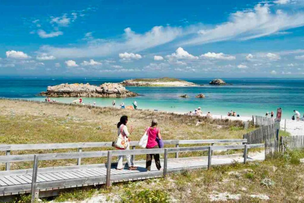 « Bleu Comme Mer » A Deux Pas Des Plages 콩카르노 외부 사진